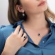 Renkli Büyük Oval Taşlı Gümüş Set Renkli Büyük Oval Taşlı Gümüş Set